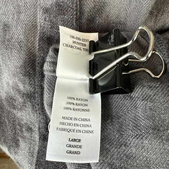 Rails Womens Hunter Long Sleeve Button Up Top Shirt Size L Charcoal Tie Dye - Picture 10 of 10